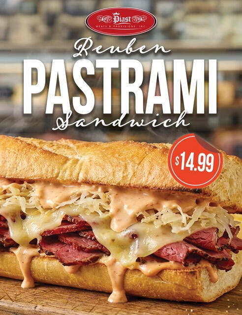 Reuben Pastrami Sandwich